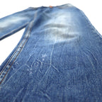 AALTO Tapered Denim Pants Size 34 Indigo Blue PRA3-LM-1001 Made in Turkey