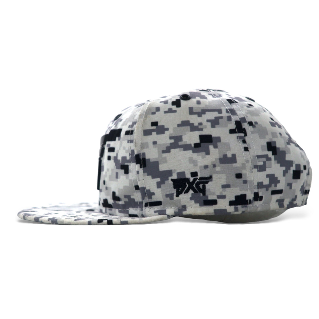 NEW ERA × PXG Baseball Cap ONE Snapback Gray Digital Camo Polyester Logo Plate FAIRWAY CAMO 9TWENTY CAP