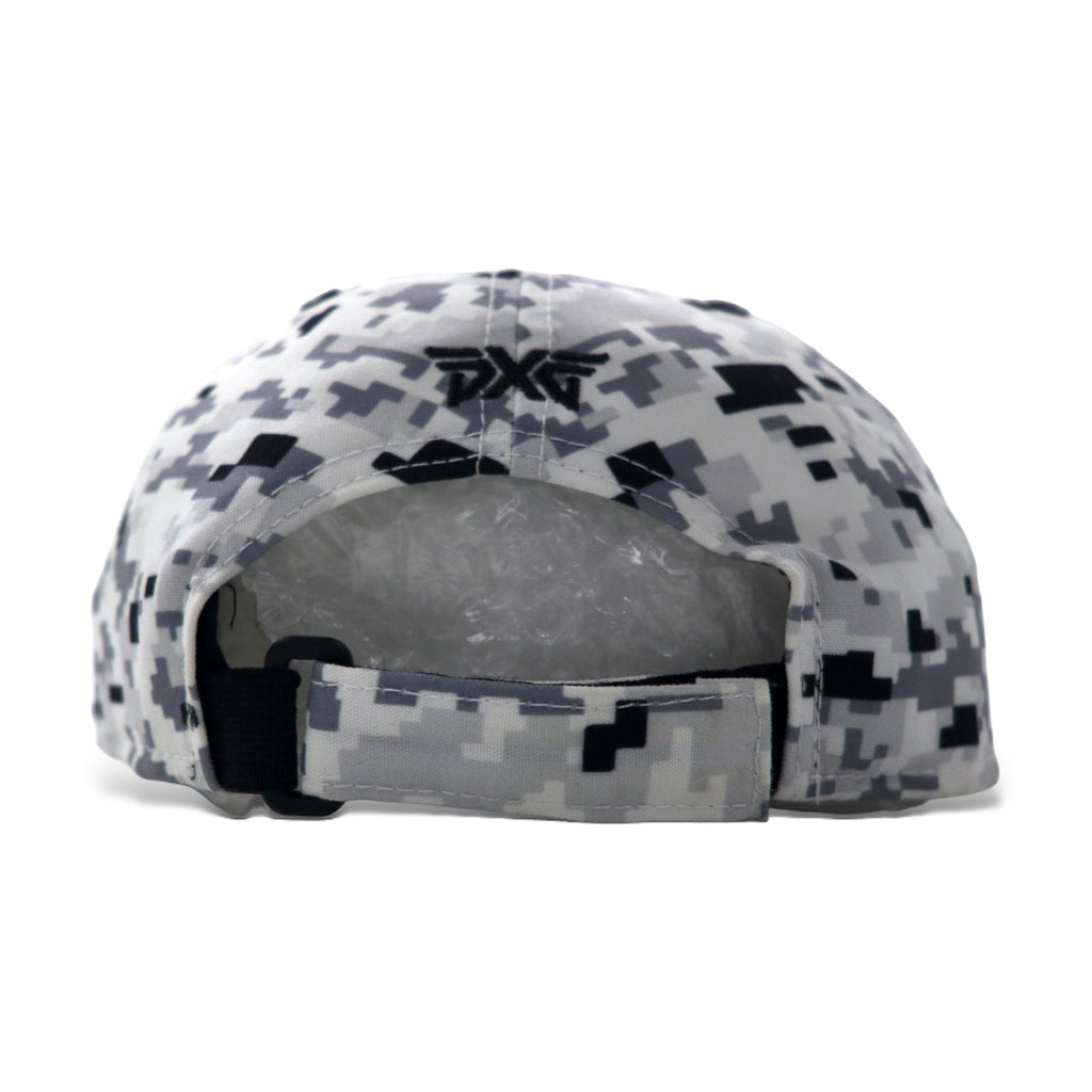 NEW ERA × PXG Baseball Cap ONE Snapback Gray Digital Camo Polyester Logo Plate FAIRWAY CAMO 9TWENTY CAP