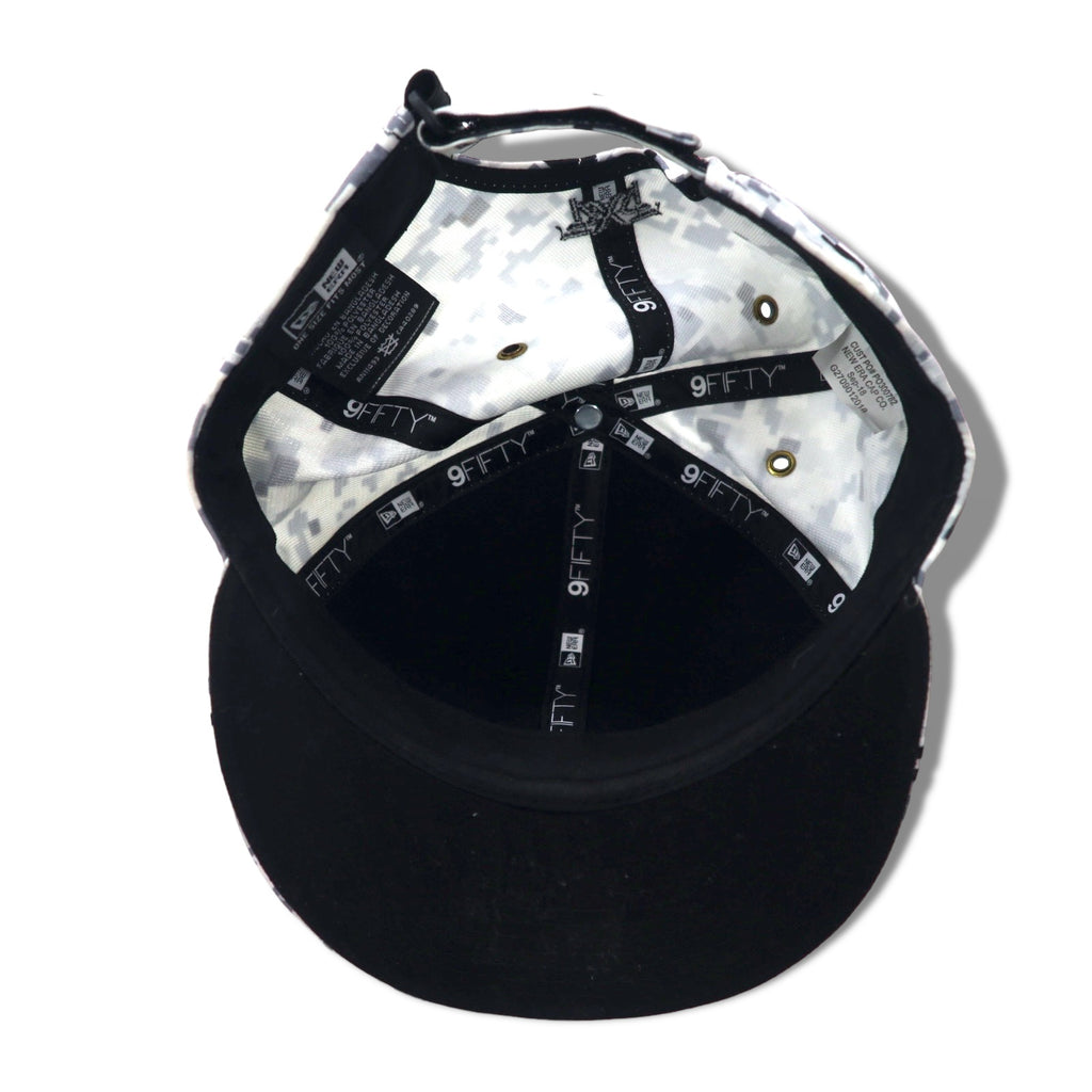 NEW ERA × PXG Baseball Cap ONE Snapback Gray Digital Camo Polyester Logo Plate FAIRWAY CAMO 9TWENTY CAP