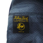 80s USA UNION MADE Vintage Navy Blazer Joshua Trent 80年代 USA製 2B テーラードジャケット L ユニオンメイド ACTWUタグ 金ボタン 紺ブレ