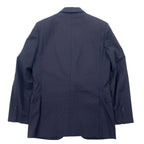 Polo by Ralph Lauren Italian made 2B tailored jacket L navy striped wool sheepskin