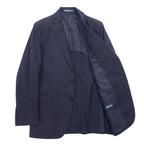 Polo by Ralph Lauren Italian made 2B tailored jacket L navy striped wool sheepskin