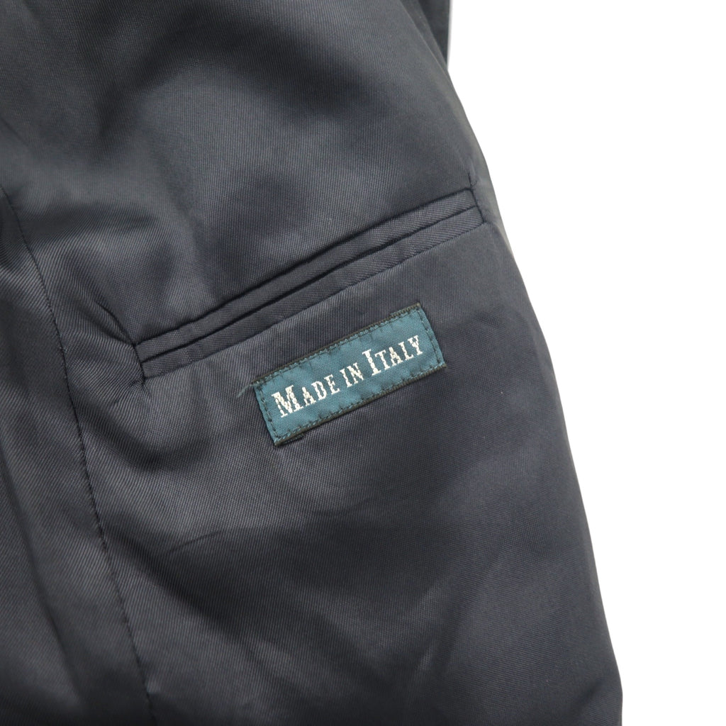 Polo by Ralph Lauren Italian made 2B tailored jacket L navy striped wool sheepskin