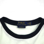 POLO RALPH LAUREN カラーブロック ポケット Tシャツ M ホワイト スモールポニー刺繍