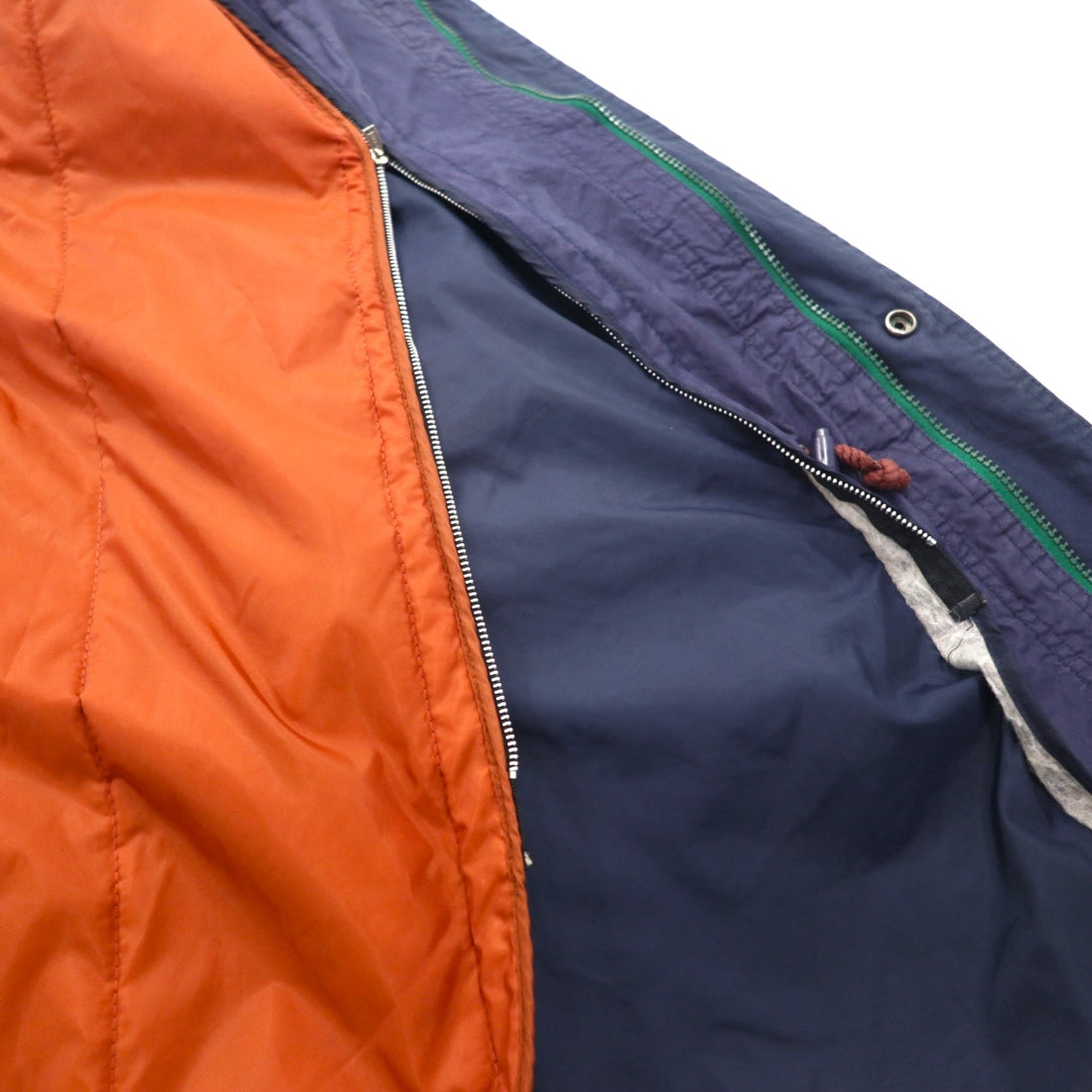 LONDON FOG 90s Field Coat Mountain Parka, XL, Green, Drawcord, Removable Padded Liner