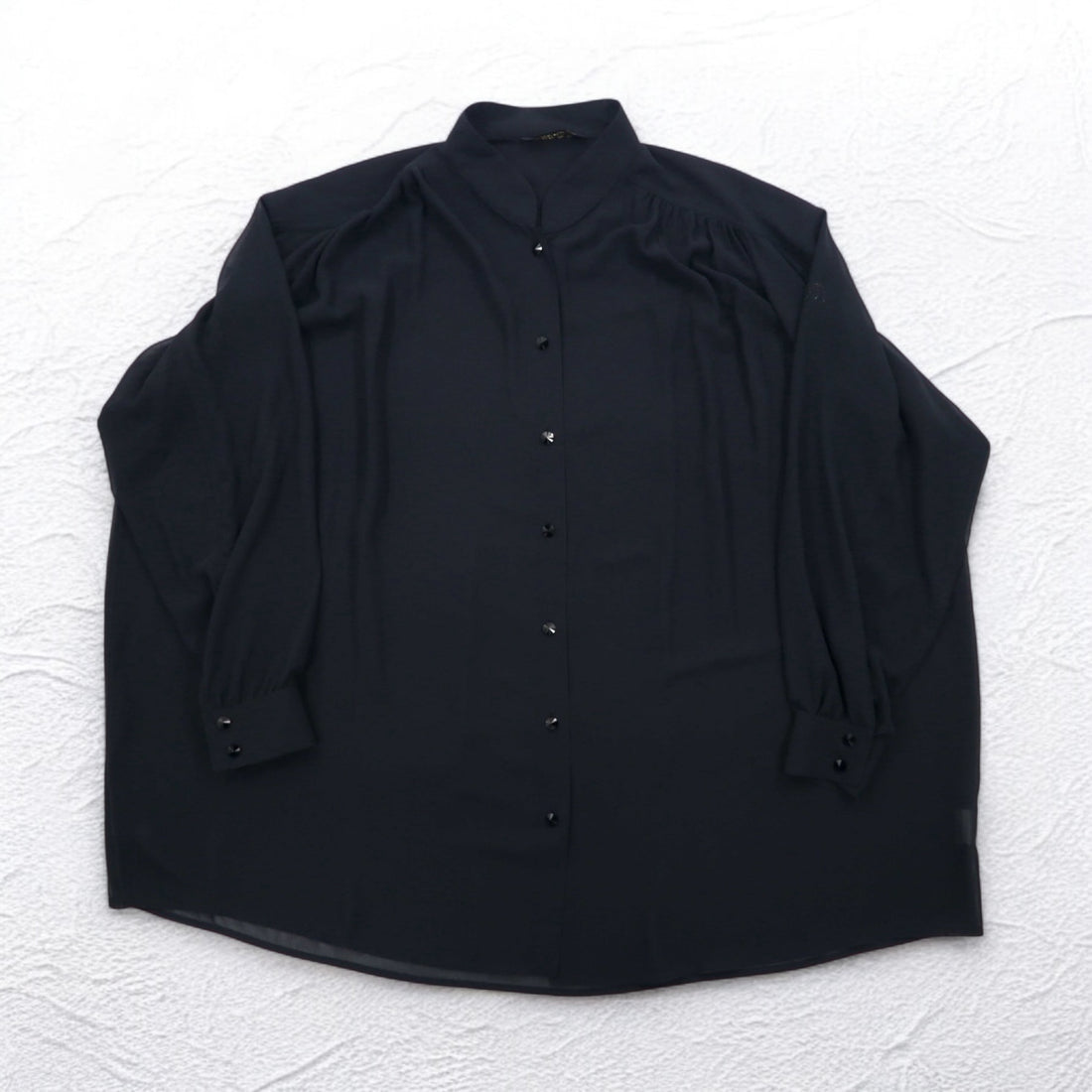 Italiya Overshirt L Black Big Size La Moda GOJI Made in Japan