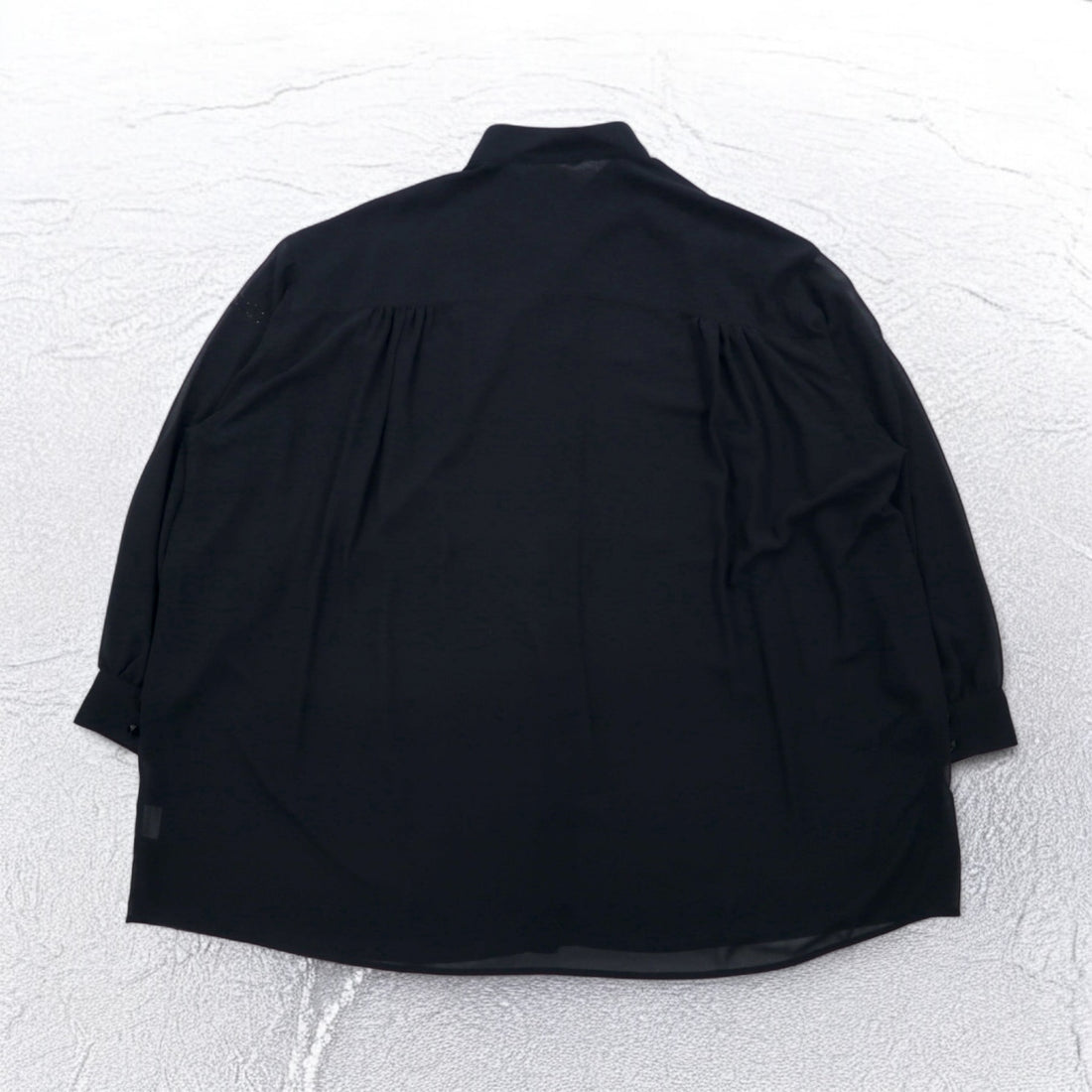 Italiya Overshirt L Black Big Size La Moda GOJI Made in Japan