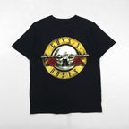 GUNS N' ROSES ガンズアンドローゼズ ヨーロッパ製 ロック バンド Tシャツ M ブラック コットン 両面プリント Cool Tee