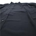 Italiya Overshirt L Black Big Size La Moda GOJI Made in Japan