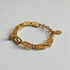VERSACE グレカ ブレスレット Greca Bracelet ゴールド チェーン メデューサ チャーム