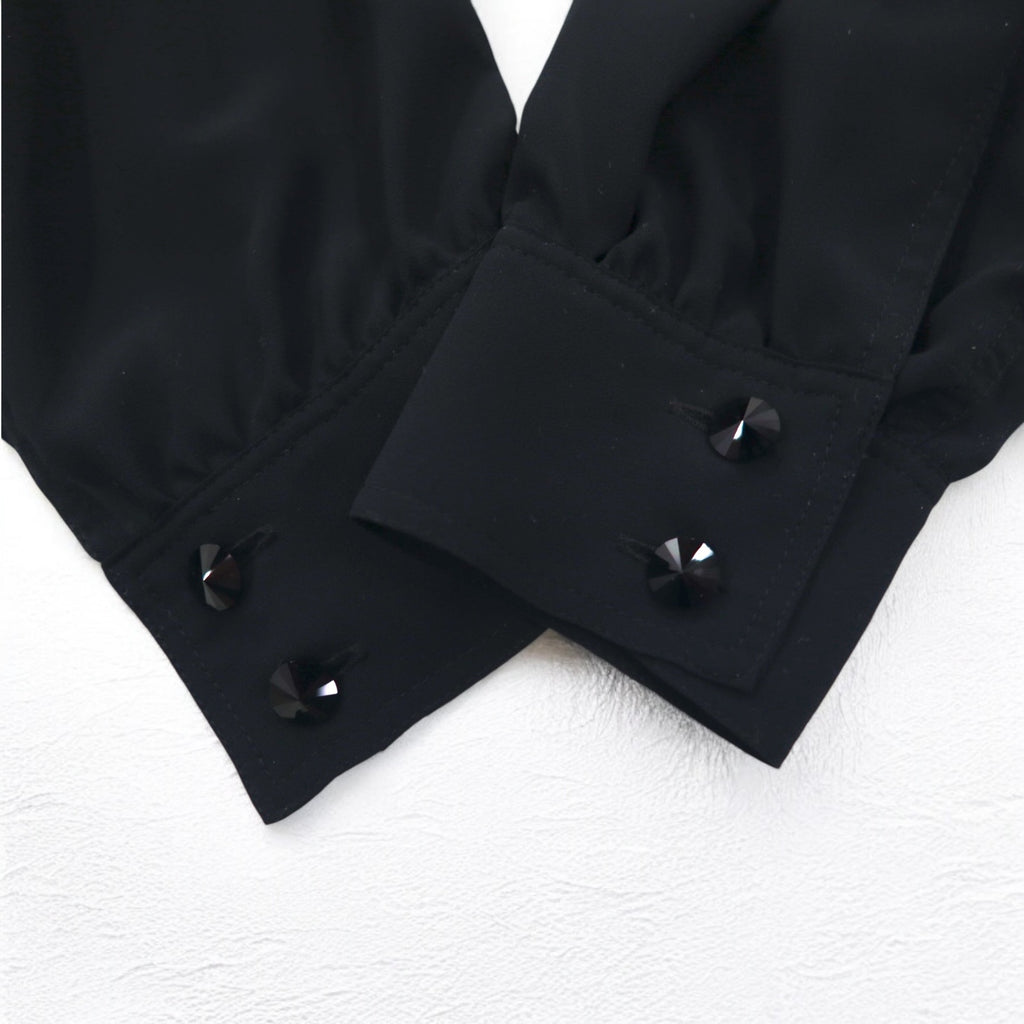 Italiya Overshirt L Black Big Size La Moda GOJI Made in Japan