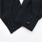 Italiya Overshirt L Black Big Size La Moda GOJI Made in Japan