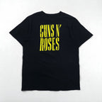 GUNS N' ROSES ガンズアンドローゼズ ヨーロッパ製 ロック バンド Tシャツ M ブラック コットン 両面プリント Cool Tee