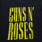 GUNS N' ROSES ガンズアンドローゼズ ヨーロッパ製 ロック バンド Tシャツ M ブラック コットン 両面プリント Cool Tee