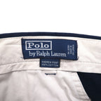 Polo Ralph Lauren 90s Polo Chino Pants, Double-Tuck Wide Leg, XL, Navy, Andrew Pant
