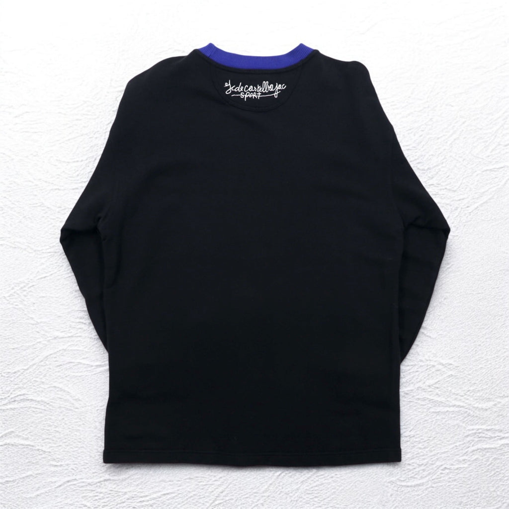 Castelbajac sport 90年代 キャラクタープリント スウェット M ブラック コットン