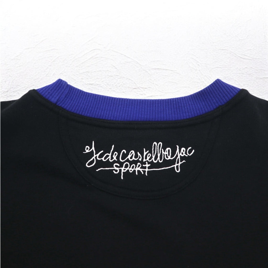 Castelbajac sport 90年代 キャラクタープリント スウェット M ブラック コットン