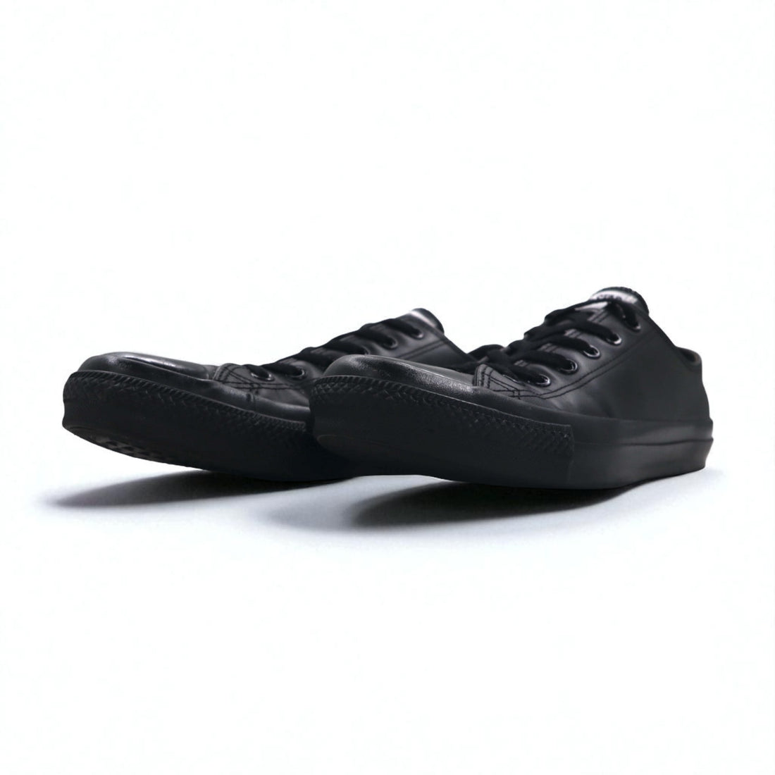 CONVERSE Leather All Star OX Sneakers 26.5cm Black Monochrome 1C049