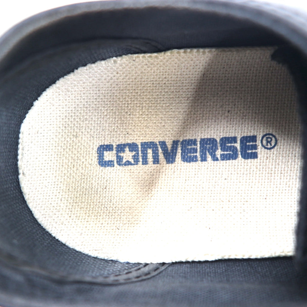 CONVERSE Leather All Star OX Sneakers 26.5cm Black Monochrome 1C049