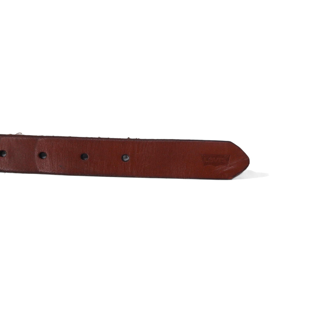 Levi's Leather Belt Medium Brown Braided 13LV1201