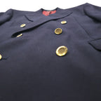 80s Canada Vintage Blazer Hyde Park ブレザー ピークドラベル ダブル テーラードジャケット XL ネイビー ACTWUタグ 紺ブレ 80年代 カナダ製