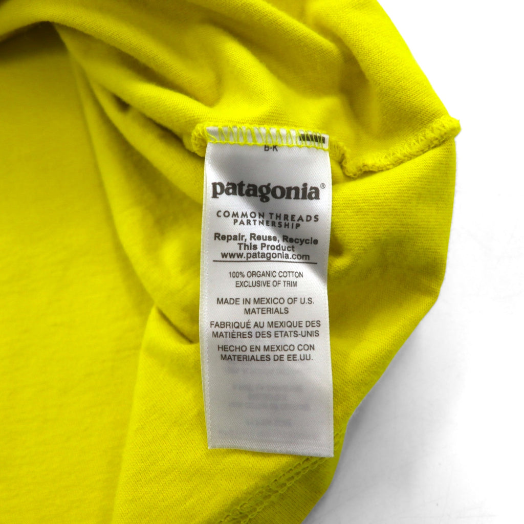 Patagonia P-6 Logo Pocket T-Shirt P-6 Logo Cotton Pocket T-Shirt M Yellow Organic Cotton 38910