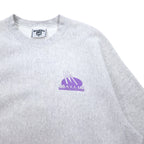 Lee CROSS GRAIN 90s USA made reverse weave REVERSE WEAVE sweatshirt 2XL grey cotton MELLIN one point