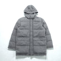 Paul Smith COLLECTION Made in Japan Wool Down Jacket L Gray Herringbone Removable Hood