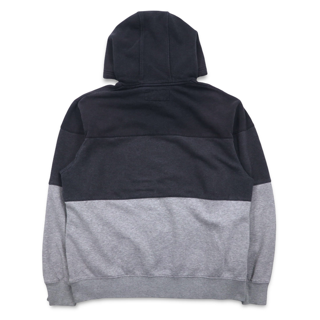 NIKE AIR '72 Swoosh Logo Embroidered Pullover Hoodie M Grey Cotton