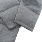 Paul Smith COLLECTION Made in Japan Wool Down Jacket L Gray Herringbone Removable Hood