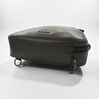 COACH Graham Convertible 3WAY Backpack Briefcase Khaki Smooth Calf Leather C6877