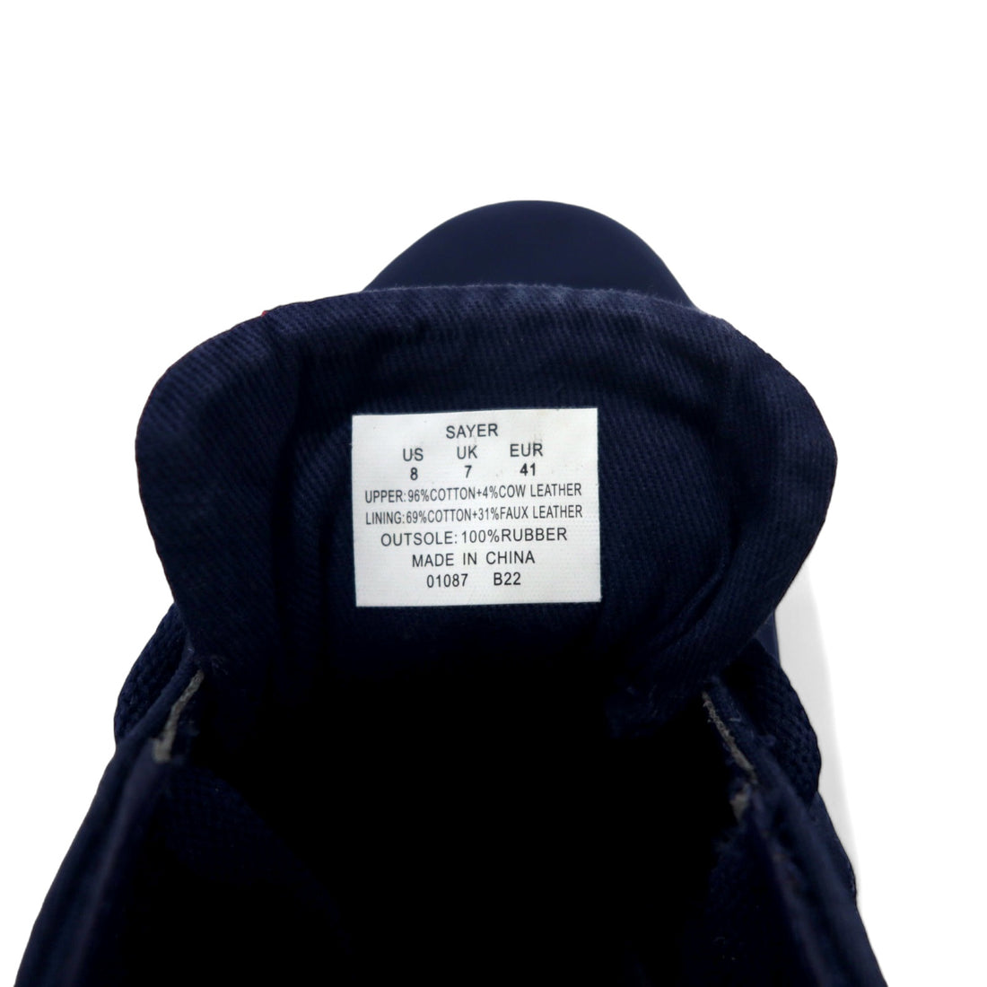 POLO RALPH LAUREN Sneakers 26cm Navy Canvas Small Pony Embroidery SAYER