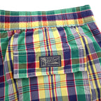 Polo by Ralph Lauren 90s amphibious madras check shorts, XL, multicolor, cotton, nylon, small pony embroidery