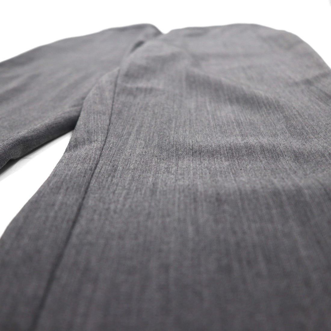 BASISBROEK Belgian-made Easy Slacks, Size M, Gray, Polyester, Stretch