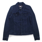 TOMMY HILFIGER denim jacket, denim jacket, M, blue, cotton, stretch