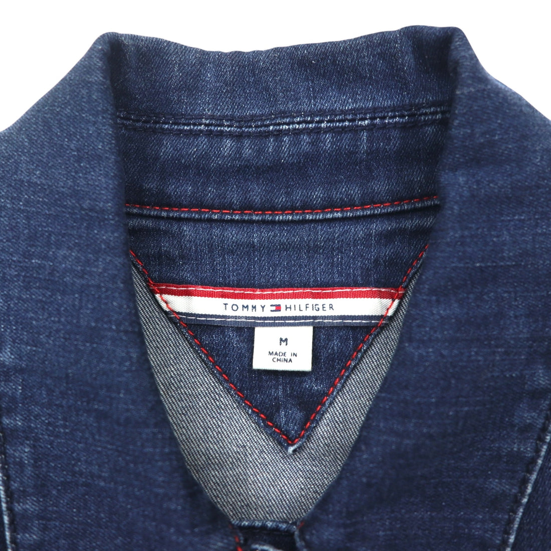 TOMMY HILFIGER denim jacket, denim jacket, M, blue, cotton, stretch