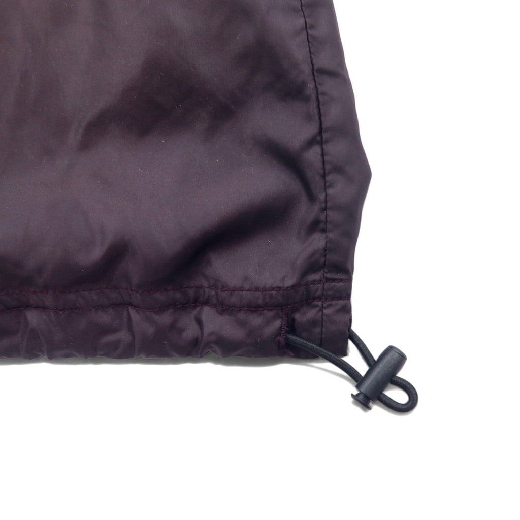RYU Poncho Shirt Drawstring T-Shirt FREE Grey Polyester Rayon Different Material Switching Made in Japan