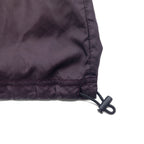 RYU Poncho Shirt Drawstring T-Shirt FREE Grey Polyester Rayon Different Material Switching Made in Japan