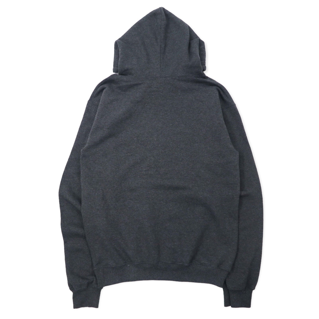 PERRIN WEAR カレッジ プリント プルオーバーパーカー M グレー コットン 裏起毛 Brooklyn