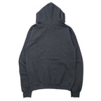 PERRIN WEAR カレッジ プリント プルオーバーパーカー M グレー コットン 裏起毛 Brooklyn