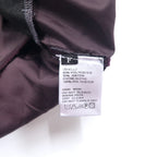 RYU Poncho Shirt Drawstring T-Shirt FREE Grey Polyester Rayon Different Material Switching Made in Japan