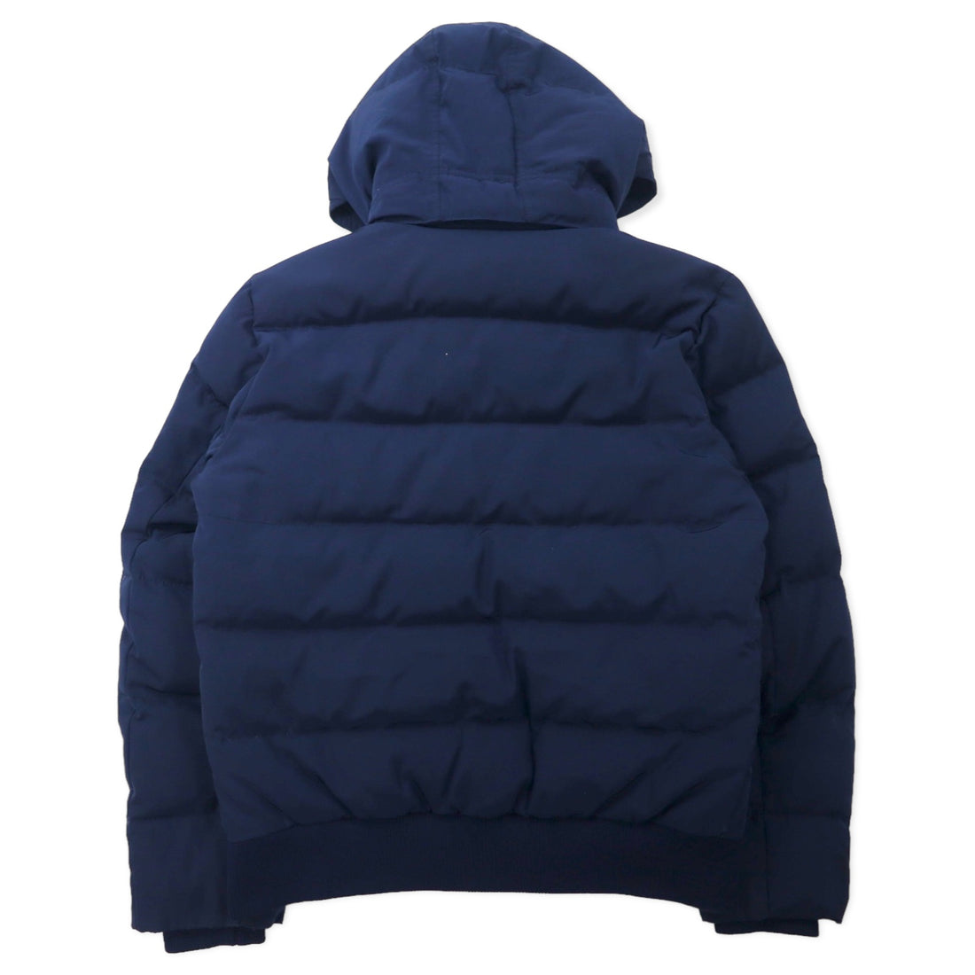 TOMMY HILFIGER ダウンジャケット M ネイビー ポリエステル フード着脱式