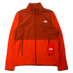 日本然リトテ-古着オンライン-THE NORTH FACE フルジップ フリースジャケット M オレンジ ポリエステル ワンポイントロゴ刺繍 NF0A48KDEL9 エルサルバドル製 未使用品-THE NORTH FACE Full Zip Fleece Jacket M Orange Polyester One Point Logo Embroidery NF0A48KDEL9 El Salvador MADE UNUSED