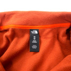 THE NORTH FACE Full Zip Fleece Jacket M Orange Polyester One Point Logo Embroidery NF0A48KDEL9 Made in El Salvador Unused Item