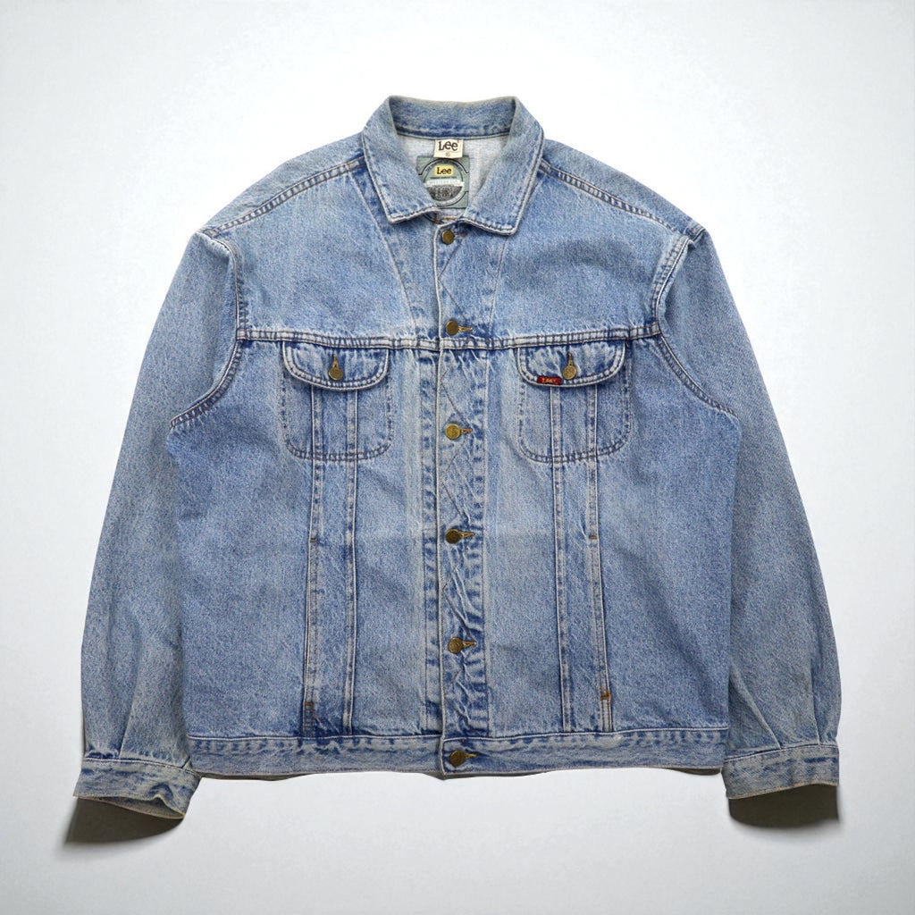 Lee 90年代 USA製 デニムジャケット WESTERN CUT RIDERS Gジャン XL インディゴ