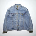 Lee 90年代 USA製 デニムジャケット WESTERN CUT RIDERS Gジャン XL インディゴ