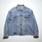 Lee 90年代 USA製 デニムジャケット WESTERN CUT RIDERS Gジャン XL インディゴ