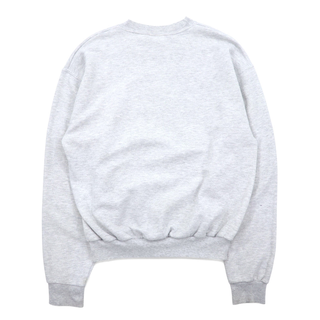 JERZEES 90s Printed Sweatshirt M Grey Cotton TIGER WORLD Made in Honduras