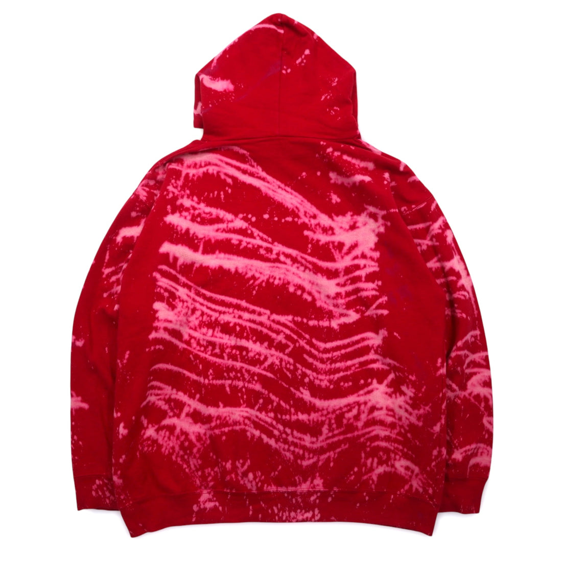 ovb (old varsity brand) tie-dye college pullover hoodie XL red OHIO STATE